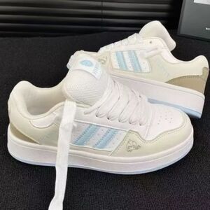 Size5-1/2,White and Blue Sneakers